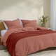 Плед покрывало COSAS Сinnamon Waffle Weave 160х230 см Коричневый - изображение 3