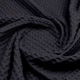 Плед покрывало вафельное COSAS Black Greek Waffle 75x95 см Черный - изображение 4