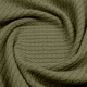 Плед покрывало косичка COSAS Avocado Knitted Braid 75x95 см Зеленый - изображение 4