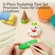Масса для лепки Воздушная глина MiDeer Мягкая глина Airy Fun Clay Разноцветный 24 цвета (MD1545) - изображение 4