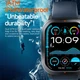 Мужские Умные Часы Uwatch Nano Nylon Черные Стальные Gps Bluetooth 5.0 (375374) - изображение 12