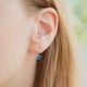 Детские серебряные серьги Сердечки ВС-060ep(сж) * - изображение 3