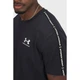 Чоловіча чорна футболка Under Armour Icon HWT Tee Taping 1390300-001 l, чорний - изображение 3