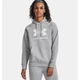 Худі жіноче Under Armour Women's UA Rival Fleece Big Logo Hoodie 1379501-012 l, сірий - изображение 1