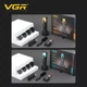 Триммер для стрижки VGR V885T Зеленый с BLDC мотором LED-дисплеем 4 насадки - изображение 4
