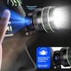 Мощный налобный фонарь алюминиевый аккумуляторный HELIUS H62 съемные 18650 аккумуляторы 3шт 2000Лм влагостойкий масштабируемый круглый луч 3 режима сенсорный регулируемый зум для кемпинга рыбалки охоты аварийных ситуаций и ремонта - изображение 7
