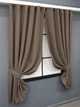 Комплект коротких штор VR-Textil Микровелюр SPARTA № 1036ш Мокко 130х170 см 2 шт (35-0150) - изображение 2
