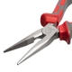 Довгогубці прямі, 160 мм, С55 INTERTOOL HT-0127 - зображення 4