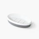 Мыльница MBM HOME "Stockholm" BA-45 WHITE/GRAY белая/серая - изображение 1