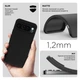 Силиконовый чехол Matte Slim Fit для Google Pixel 9 Pro Black - изображение 4