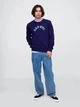 Свитшот на флисе мужской GAP 8003096 L Синий (1159851207) - изображение 3