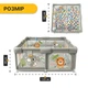 Игровой манеж для детей LEOBRO "Король леса" 150 x 180 см (LB-1005) - изображение 8