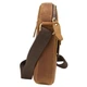 Чоловіча шкіряна сумка через плече BUFFALO BAGS M6211Q коричневий нубук - зображення 2