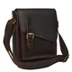 Мужская кожаная сумка через плечо BUFFALO BAGS 6228R коричневый нубук - изображение 2