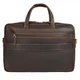 Портфель мягкий кожаный BUFFALO BAGS M5095C коричневый нубук - изображение 5