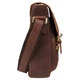 Мужская кожаная сумка через плечо BUFFALO BAGS 6228C светло-коричневый нубук - изображение 3