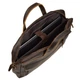 Портфель мягкий кожаный BUFFALO BAGS M5095C коричневый нубук - изображение 8