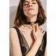 Чокер с кольцом БДСМ из итальянской кожи черного цвета Upko Leather Cosplay Choker - изображение 2