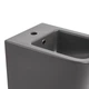 Комплект Qtap Tern Anthracite 3 в 1: підвісний унітаз Ultra Quiet + біде підвісне + раковина накладна QTROBAN49157 - изображение 7