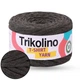 Трикотажная пряжа Trikolino 7-9mm M, Антрацит меланж, 60м, для вязания корзин, ковриков, сумок, косметичек, Триколино - изображение 1