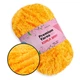 Пряжа плюшева з імітацією хутра Yarn Koala Baby 100, Жовток №168, 100 г /100 м для в'язання іграшок, одягу, аксесуарів, м'яка - зображення 1