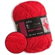 Пряжа плюшевая Premium Yarn Baby Love (Беби Лав) Красный №318 - плюш для амигуруми, игрушек, маленький моточек 50г/60м - изображение 1