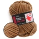 Пряжа плюшевая Premium Yarn Baby Love (Беби Лав) Молочный шоколад №337 - плюш для амигуруми, игрушек, маленький моточек 50г/60м - изображение 1