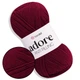 Пряжа акриловая YarnArt Adore (ЯрнАрт Адор) №353 Бордовый - антипиллинг, 100 г / 280 м, для одежды, пледов, игрушек, вязания спицами и крючком - изображение 1