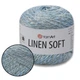 Пряжа YarnArt Linen soft, Блакитний лід №7319, 100 г 272 м- нитка льон, віскоза, бавовна для в'язання - зображення 1