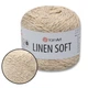 Пряжа YarnArt Linen soft, Пряжене молоко №7303, 100 г 272 м- нитка льон, віскоза, бавовна для в'язання - зображення 1