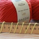 Gazzal Jeans, Персик №1153, напівбавовняна пряжа 50г/170м - для в'язання одягу, аксесуарів, дитячих виробів та іграшок амігурумі - зображення 2