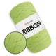 YarnArt Ribbon, Салат №755 - трикотажная ленточная пряжа 250 г / 125 м, 60% хлопок – 40% вискоза, первичная пряжа для корзинок, ковриков - изображение 1