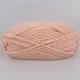Nako Spaghetti, Персиковый №11527, полушерстяная пряжа, 100 г / 60 м, 25% шерсть / 75% акрил, для шапок, снудов, объемных джемперов и кардиганов - изображение 3