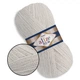 Alize Angora Real 40, Слоновая кость №599 - тонкая полушерстяная пряжа 100 г / 430 м, 40% шерсть / 60% акрил, для шапок, снудов, кардиганов - изображение 1