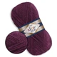 Alize Angora Real 40, Сливовый №111 - тонкая полушерстяная пряжа 100 г / 430 м, 40% шерсть / 60% акрил, для шапок, снудов, кардиганов - изображение 1