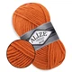 Alize Super Lana Maxi, Оранжевый №225 - толстая полушерстяная пряжа 100 г / 100 м, 25% шерсть / 75% акрил, для объемных изделий, СуперЛана Макси - изображение 1
