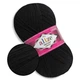 Alize Superwash, Черный №60 - тонкая тёплая пряжа для носков и аксессуаров, 100 г / 420 м, 75% шерсть Superwash / 25% полиамид, Супервош - изображение 1