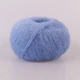 Lana Gatto Silk Mohair Lux, Блакитний №8480 - пряжа, суперкідмохер з шовком і люрексом, тонка, 25 г / 210 м, для в'язання светрів-павутинок - зображення 3