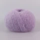 Lana Gatto Silk Mohair, Светло-лавандовый №7258 - премиальная тонкая пряжа, суперкидмохер с шелком, 25 г / 212 м, для вязания свитеров, шапок, шарфов - изображение 3