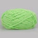 YarnArt Dolce Baby, Салат №850 − плюшевая пряжа ЯрнАрт Дольче Беби, 50 г / 85 м, для вязания игрушек, пледов, пинеток и детской одежды - изображение 3