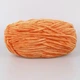 Пряжа плюшева Етрофіл Йонка Бебі, Etrofil Yonca Baby, Помаранчевий №70290, 100 г/120 м, поліестер, для в'язання спицями та гачком, для іграшок, пледів - зображення 3