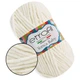 Пряжа плюшева Етрофіл Йонка Бебі, Etrofil Yonca Baby, Слонова кістка №70016, 100 г/120 м, поліестер, для в'язання спицями та гачком, для іграшок - зображення 1