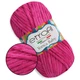 Пряжа плюшева Етрофіл Йонка Бебі, Etrofil Yonca Baby, Яскраво-рожевий №70320, 100 г/120 м, поліестер, для в'язання спицями та гачком, для іграшок - зображення 1