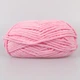 Пряжа плюшева Етрофіл Йонка Бебі, Etrofil Yonca Baby, Ніжно-рожевий №73106, 100 г/120 м, поліестер, для в'язання спицями та гачком, для іграшок - зображення 3