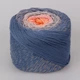 YarnArt Bouquet, №713, пряжа ЯрнАрт Букет 100% бавовна, 250 г/500 м, секційне фарбування, літня, для гачка та спиць - зображення 3