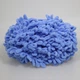 Alize Puffy Fine NEW, Голубой №112 (100г/14м) плюшевая нитка с готовыми петлями для вязания руками пледа игрушек и балаклавы, Ализе Пуффи Файн - изображение 3