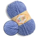 Пряжа для в'язання Alize Softy, Джинс №374, 100% мікрополіестер, 50 г, 115 м - плюшева нитка для спиць і гачка (іграшки, одяг, пледи) - зображення 1