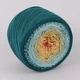 YarnArt Flowers, №270, секційне фарбування, 55% бавовна / 45% поліакрил, 250 г (1000 м), пряжа для в'язання, демісезонна, Ярнарт Фловерс - зображення 3