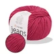 YarnArt Jeans, Вишня №51 – пряжа нити для вязания спицами и крючком (игрушки, одежда), 55% хлопок, 45% акрил, 50 г/160 м, полухлопок Ярнарт джинс - изображение 1