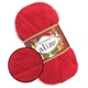 Alize Kid Mohair50, Червоний №56, Кід Мохер, 62% кід мохер, 38% поліамід, 50 г / 500 м, легка пухнаста пряжа з мохером, для шалей, павутинок - зображення 1